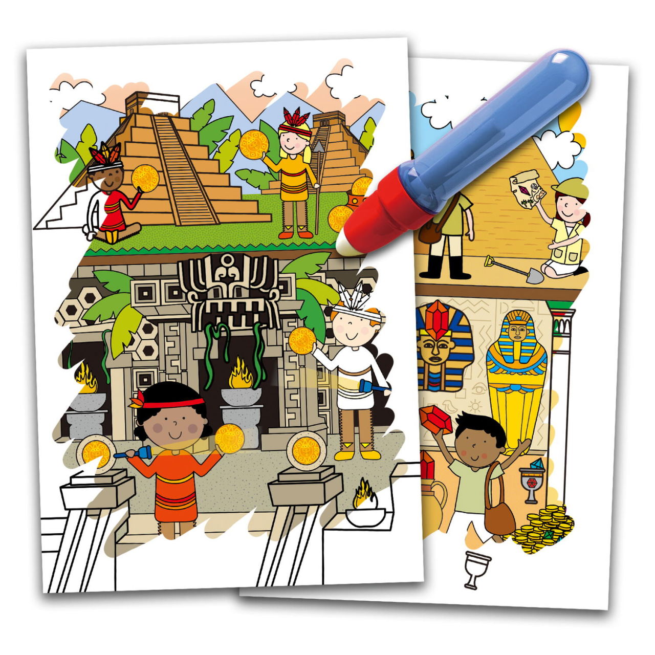 Water Magic: Carte de colorat Vanatoarea de comori [2]