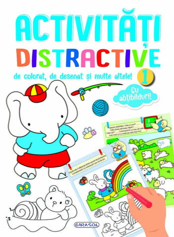 Carti pentru copii - Activitati distractive de colorat, de desenat 1