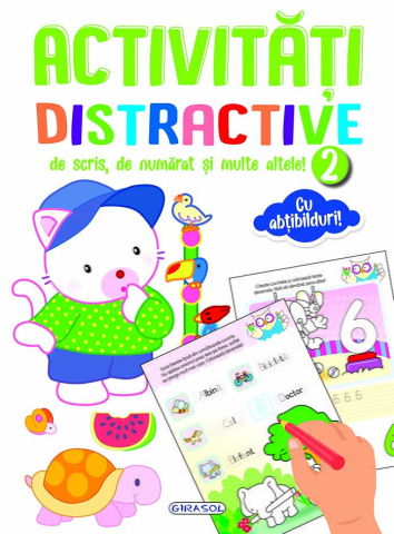Carti pentru copii - Activitati distractive de scris, de numarat 2