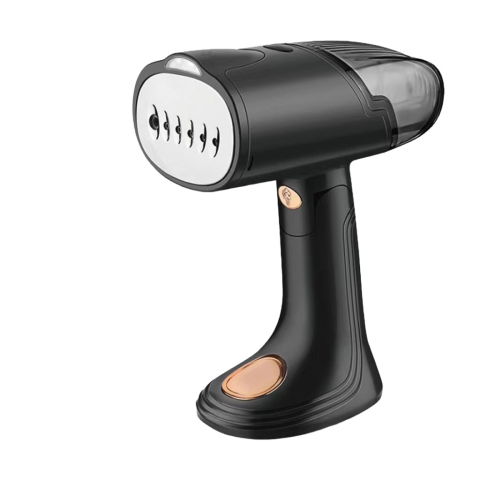 Pentru casa - Aparat de Calcat Vertical Portabil cu Abur, Flippy, Putere 1500W, Rezervor Detasabil de 138ml, Priza, Functie Anti Calcar si Auto Curatare, Pliabil, cu Perie, 20x10.5x8 cm, Negru