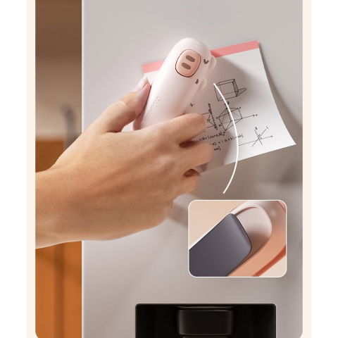 Pentru casa - Aparat de Sigilat Ambalaje, Flippy, Incarcare USB Tip C, 400 mAh, 10.2 x 3.7 x 4.3 cm, Model Ursulet, Maro