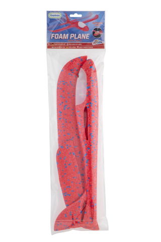 Jucarii pentru exterior - Avion planor din spuma cu luminite - Rosu