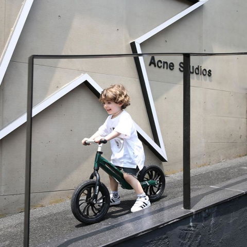 SmartBaby - Balance bike QPlay Racer Verde