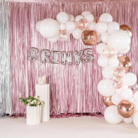 Litere - Balon Folie Metalizata Litera D, Flippy, 80 cm, Umflati cu Heliu sau Aer, Ambalaj Individual, Pai inclus, Argintiu