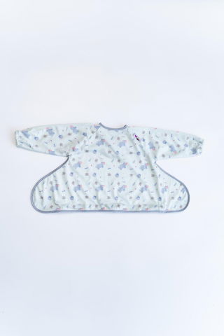 Accesorii hranire - Baveta cu maneci si ventuze - Hipopotami