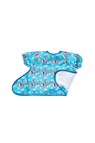 Accesorii hranire - Baveta maneci scurte cu ventuze - Norisori pufosi