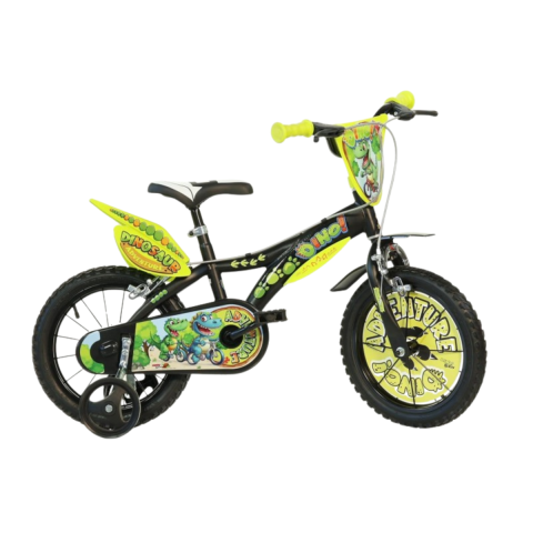 Biciclete pentru copii - Bicicleta copii 14'' Aventurile dinozaurului