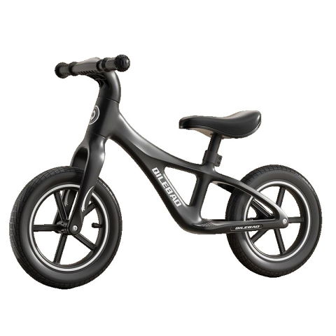 Masinute, Triciclete si Masinute Electrice - Bicicleta pentru Copii, Flippy, Fara Pedale, Pentru 2-6 Ani, 2 Roti Silentioase, Sa Reglabila 43 - 58 cm, din Plastic si Fibra de Sticla, 88 x 56 x 43 cm, Negru