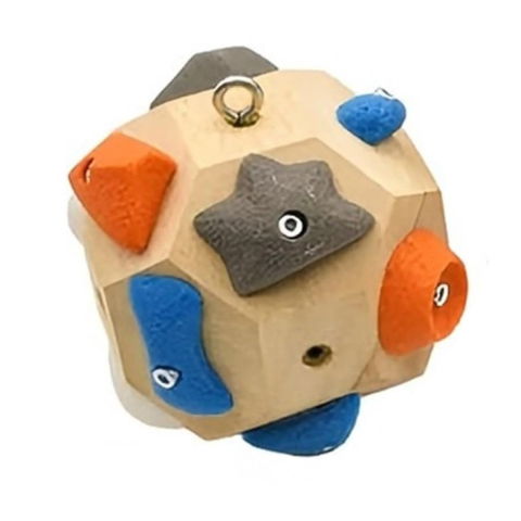 Pentru casa - Bloc de Antrenat Forta Degetelor, Flippy, pentru Escaladat, din Lemn, 11 x 11 cm, Multicolor