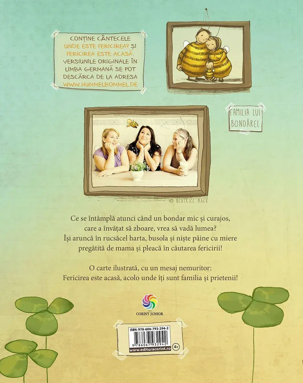 Carti pentru copii - Bondarel in cautarea fericirii