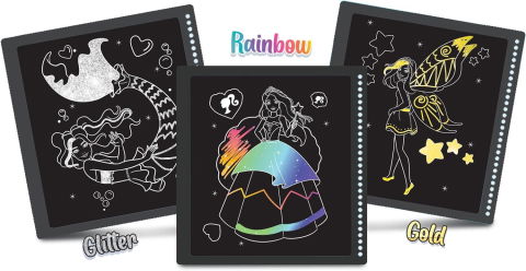 Jucarii arta si creativitate - Caietul meu de razuit - Barbie Mer-Maizing