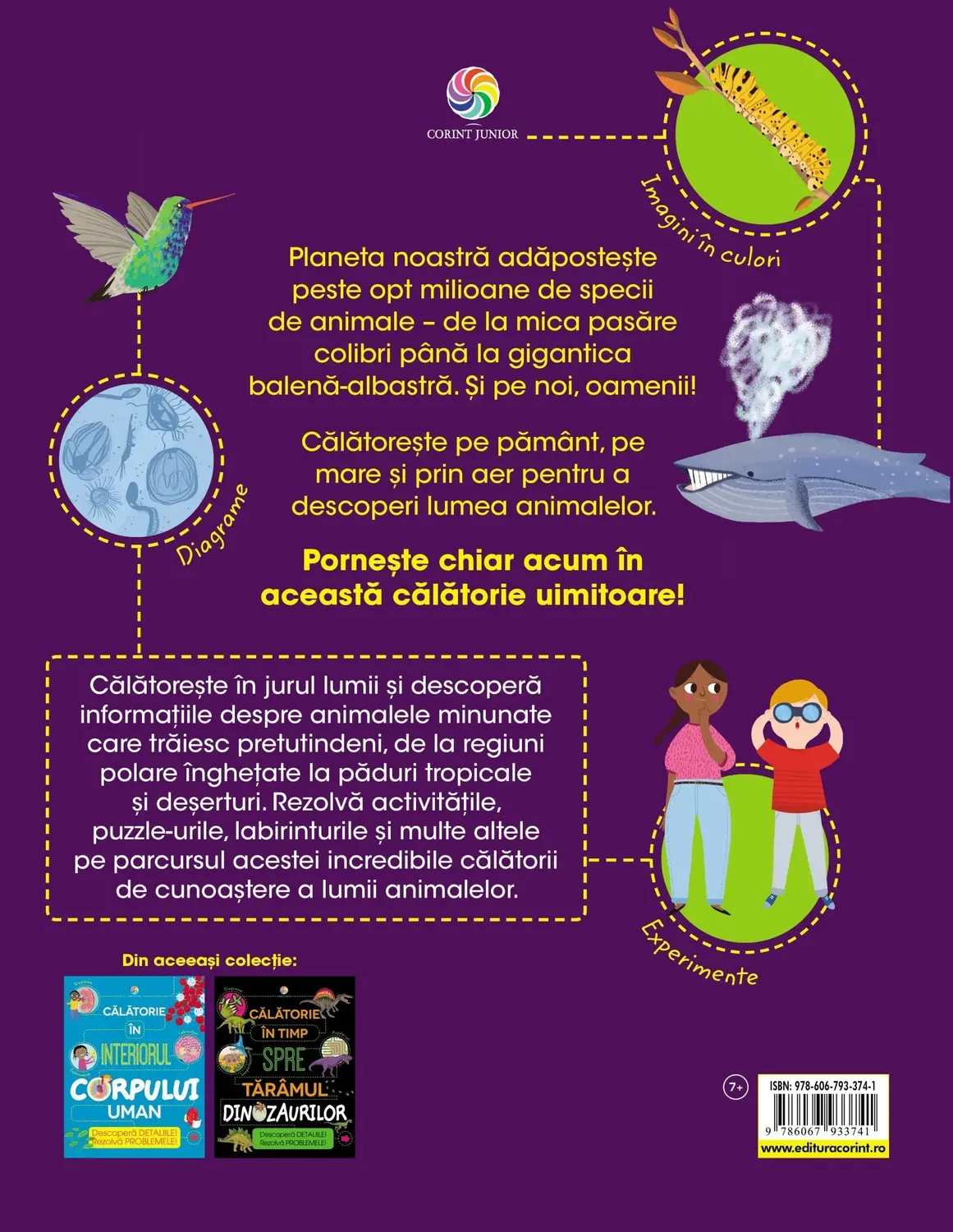 Carti pentru copii - Calatorie in lumea minunata a animalelor salbatice