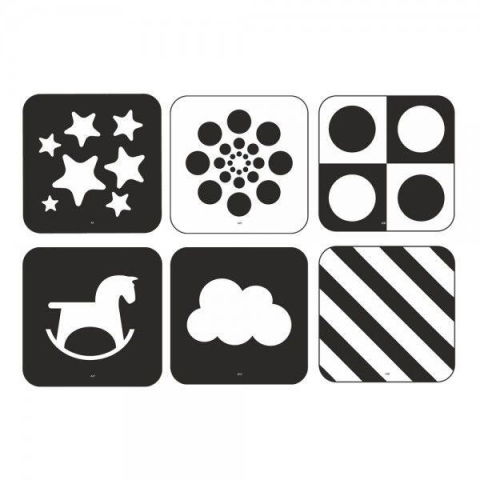 Best deals - Carduri pentru stimulare vizuala alb - negru (0 - 6 luni)