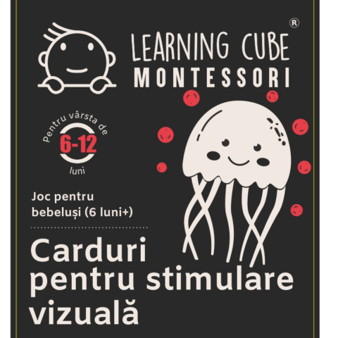 EduclassReseller - Carduri pentru stimulare vizuala tricolore (6 -12 luni)