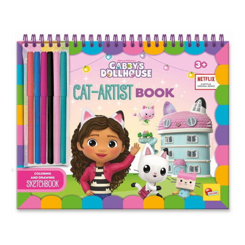 Carti de activitati - Carte cu activitati Gabby's Dollhouse - Gab-Tastic