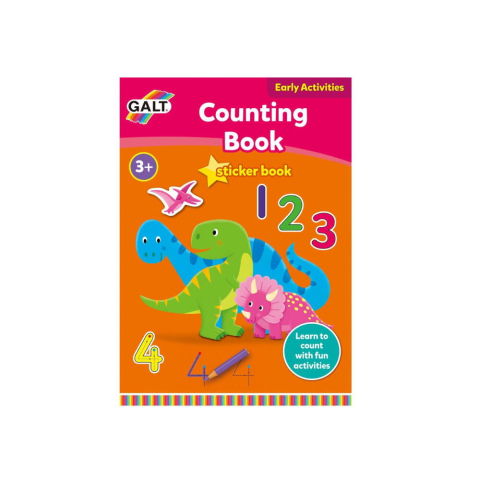 EduclassReseller - Carte cu activitati si abtibilduri - Invatam sa numaram