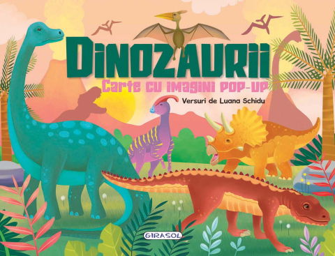 Carti pentru copii - Carte cu imagini pop-up - Dinozaurii
