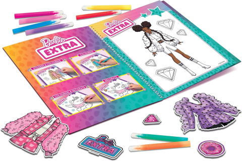 EduclassReseller - Carte de colorat cu activitati Barbie - Stilul tau