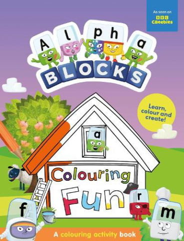 Best deals - Carte de colorat cu activitati - Distractie cu Alphablocks