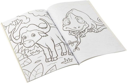 EduclassReseller - Carte de colorat cu activitati - Jungla