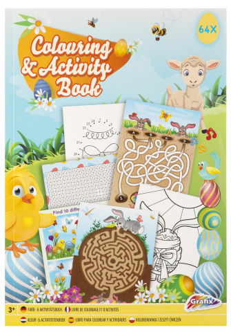 EduclassReseller - Carte de colorat si activitati distractive - Paste Fericit