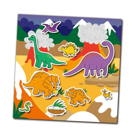 EduclassReseller - Cartea mea cu stickere - Dinozauri