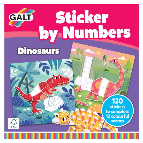 EduclassReseller - Cartea mea cu stickere - Dinozauri prietenosi