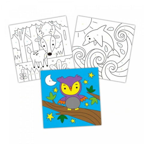 Jucarii arta si creativitate - Carticica coloram pe numere