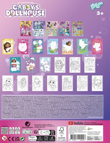 EduclassReseller - Carticica cu activitati si abtibilduri - Gabby's Dollhouse