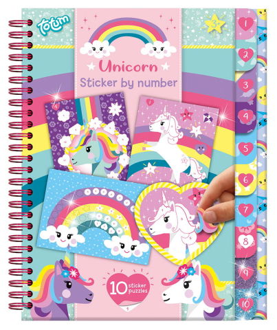 EduclassReseller - Carticica cu activitati si abtibilduri - Unicorn