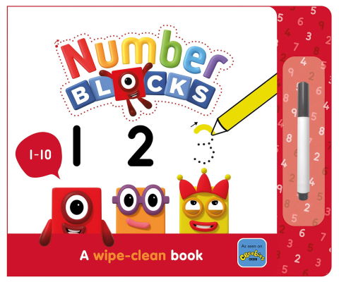 Best deals - Carticica Scriu si sterg Numberblocks 1-10