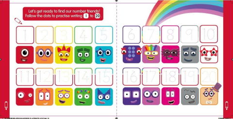 Best deals - Carticica Scriu si sterg Numberblocks - Legaturi numerice