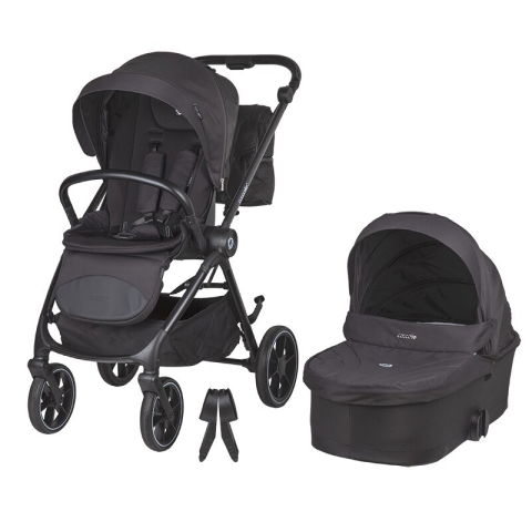 SmartBaby - Carucior modular 2in1 Coccolle Serry Jet black