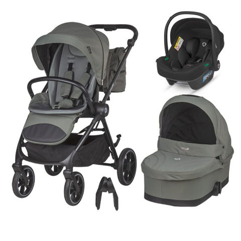 SmartBaby - Carucior modular 2in1 Coccolle Serry Moss green+ Scoica auto iSize Coccolle Knox Black