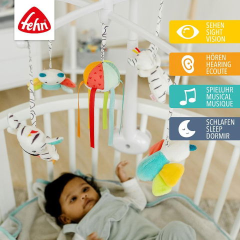 Jucarii de patut - Carusel muzical mobil - DoBabyDoo