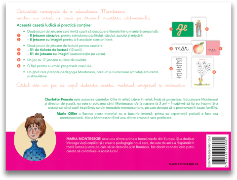 50 - 100 LEI - Casetele Montessori - Invat sa citesc cu Montessori