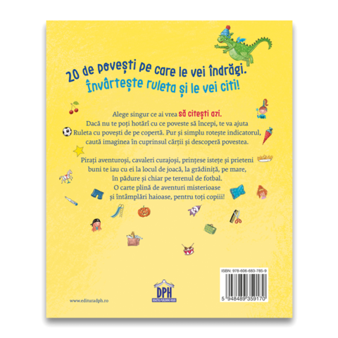 50 - 100 LEI - Ce citesc azi? - Ruleta cu povesti (carte cu roata)