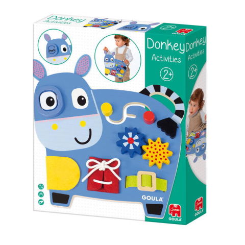 Jocuri de indemanare - Centru de activitati din lemn - Magarus vesel