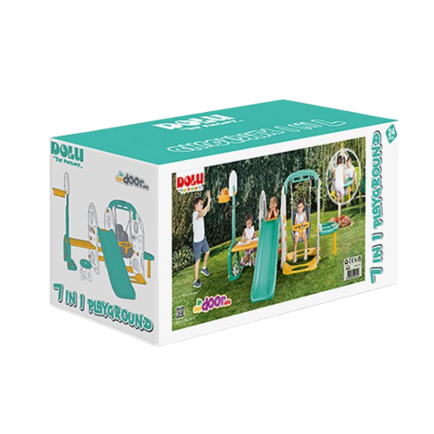 Locuri de joaca - Centru de joaca 7 in 1 - Pastel