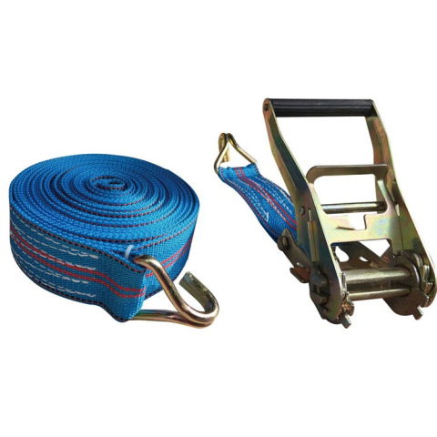 Casa si Bricolaj - Chinga Ancorare cu Clichet, Flippy, 10 m Lungime, 5 cm Latime, Albastru