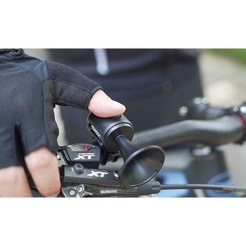 Masinute, Triciclete si Masinute Electrice - Claxon electric pentru bicicleta, Flippy, rezistent la apa, 120 dB, negru