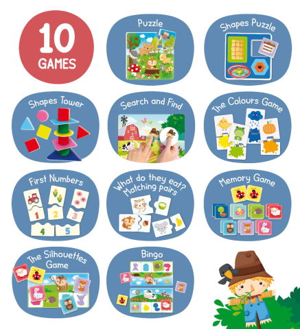 Jucarii de logica - Colectia mea de jocuri educative Montessori