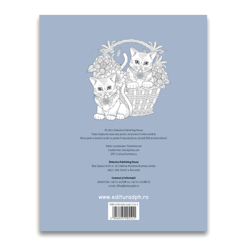 10 - 25 LEI - Colorez pisici - carte de colorat