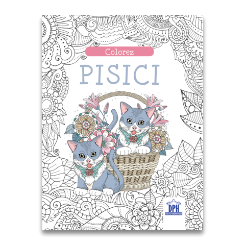 10 - 25 LEI - Colorez pisici - carte de colorat