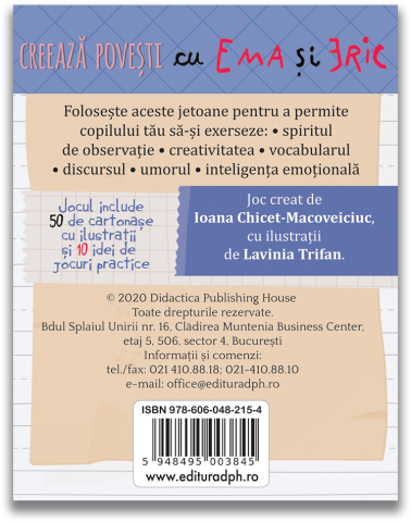 25 - 50 LEI - Creeaza povesti cu Ema si Eric