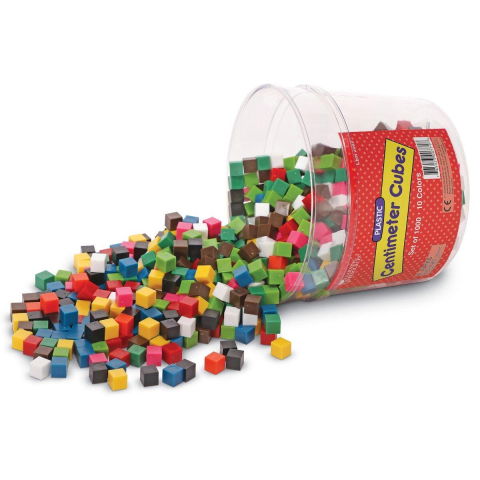 EduclassReseller - Cuburi multicolore (1cm)
