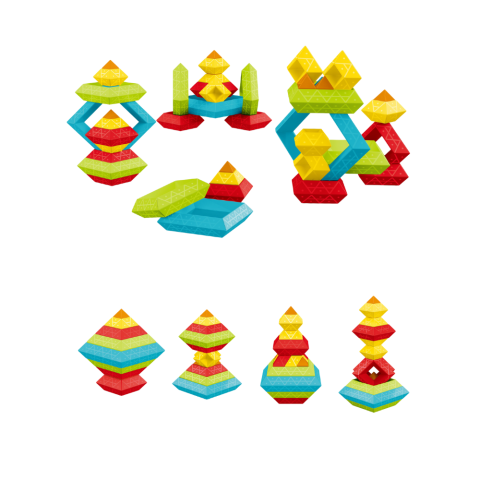 25 - 50 LEI - Cuburile lui Pitagora (15 piese)