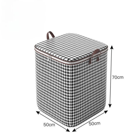 TeoMarket - Cutie de Depozitare cu Fermoar, Flippy, Pliabila, Maner Ranforsat, Fermoar Rezistent, pentru Haine, Paturi, Plapumi, Perne, Lenjerii de Pat, Jucarii