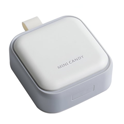 Import - Cutie Depozitare Medicamente Mini, Flippy, 4 Compartimente, Inchidere Etans, Portabila, Patrat, Gri, PP, 7.5x7.5x3 cm