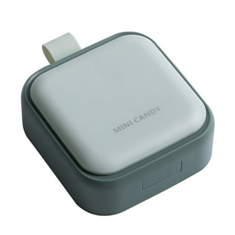 Import - Cutie Depozitare Medicamente Mini, Flippy, 4 Compartimente, Inchidere Etans, Portabila, Patrat, Verde, PP, 7.5x7.5x3 cm